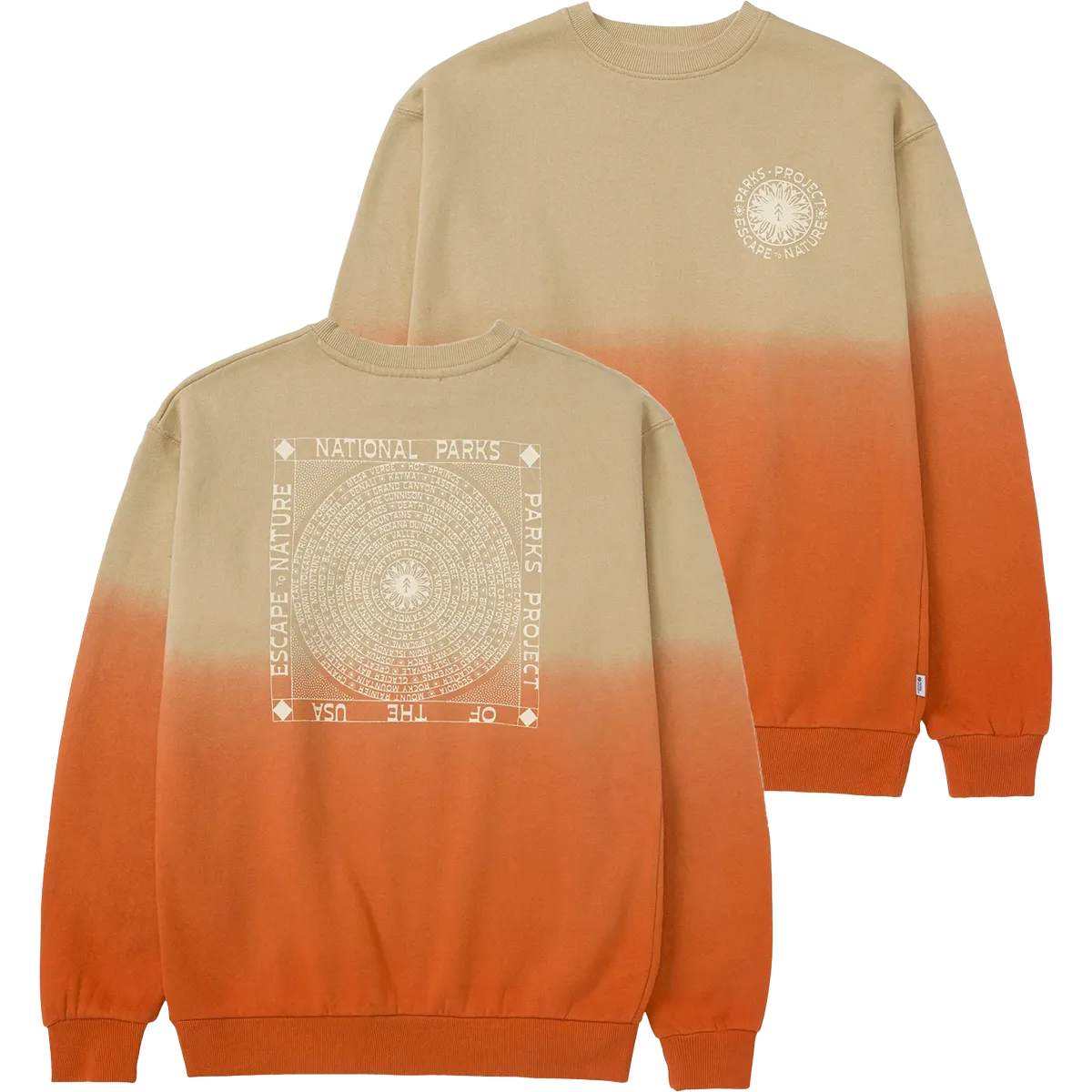 AntibacterialMaterial StretchableMaterial Escape to Nature Ombre Crew