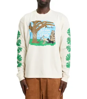 Legend Glow QuickDryTech Story MFG Grateful Tee Long Sleeve Ecru Cream