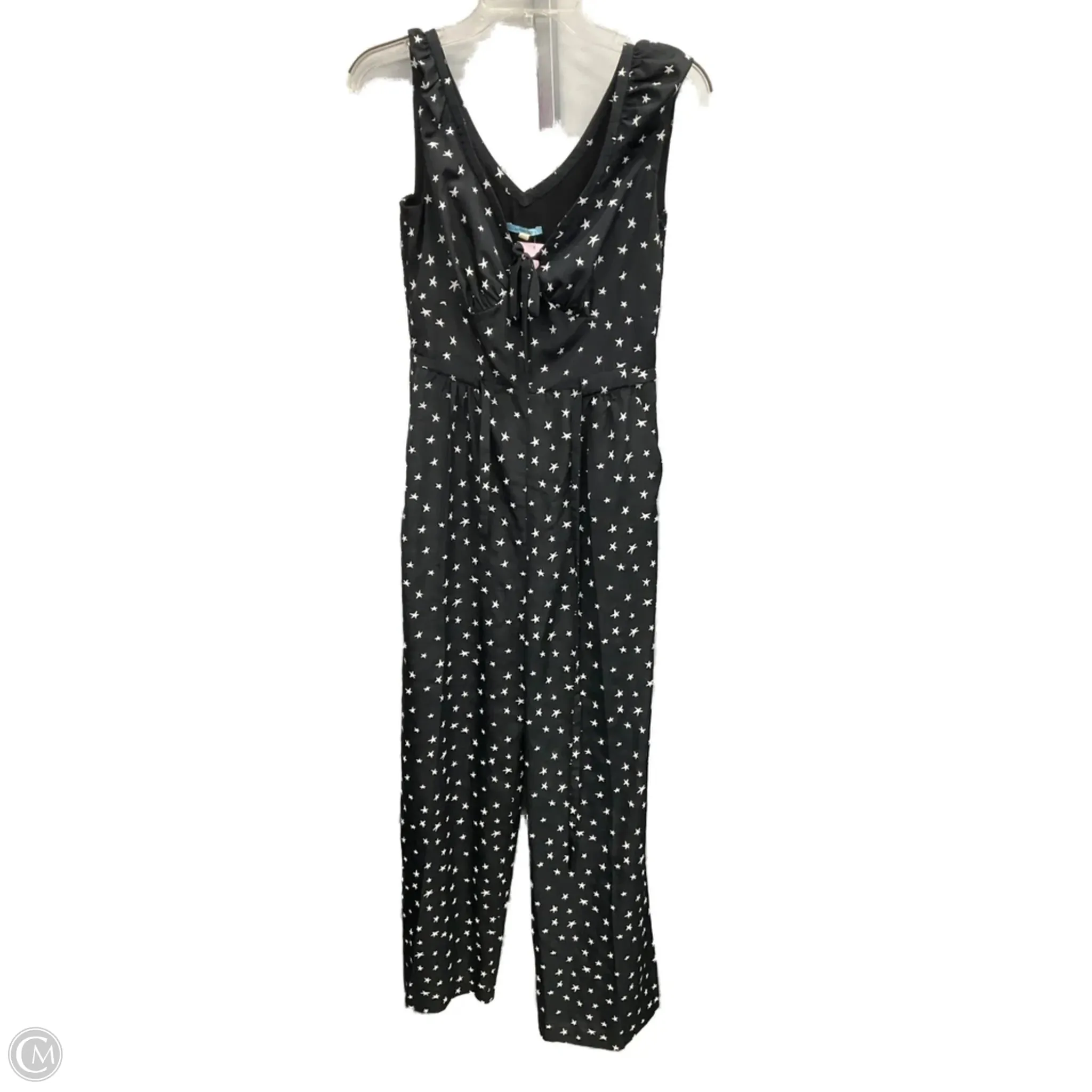 Jumpsuit By Leifnotes In Black & White, Size: 4 Four Way Stretch Casual Style