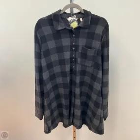 Top Long Sleeve By Soft Surroundings In Black, Size: Xl Travel Proof DoubleStitchedEdges