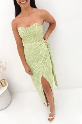 City-Style Avia Midi Dress Green