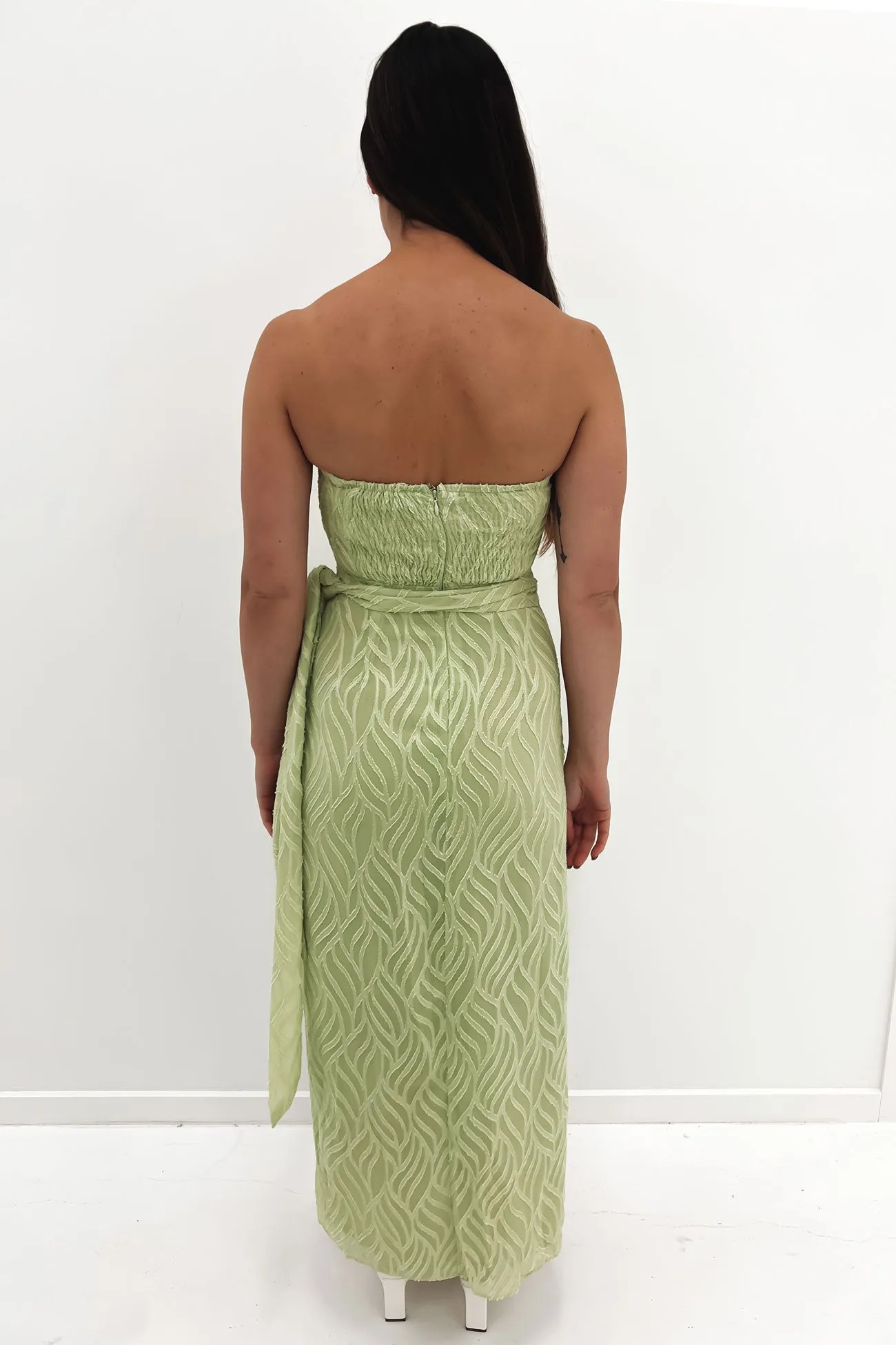 Avia Midi Dress Green Comfortable casual dress