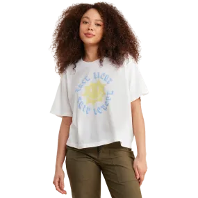 Women's Pack Light Boxy Crop Tee Translucent Soul british retro