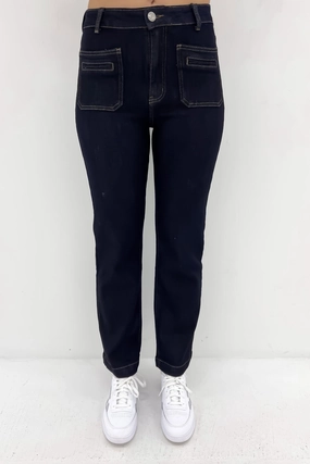 Kathryn Jean Dark Blue Modern Comfort