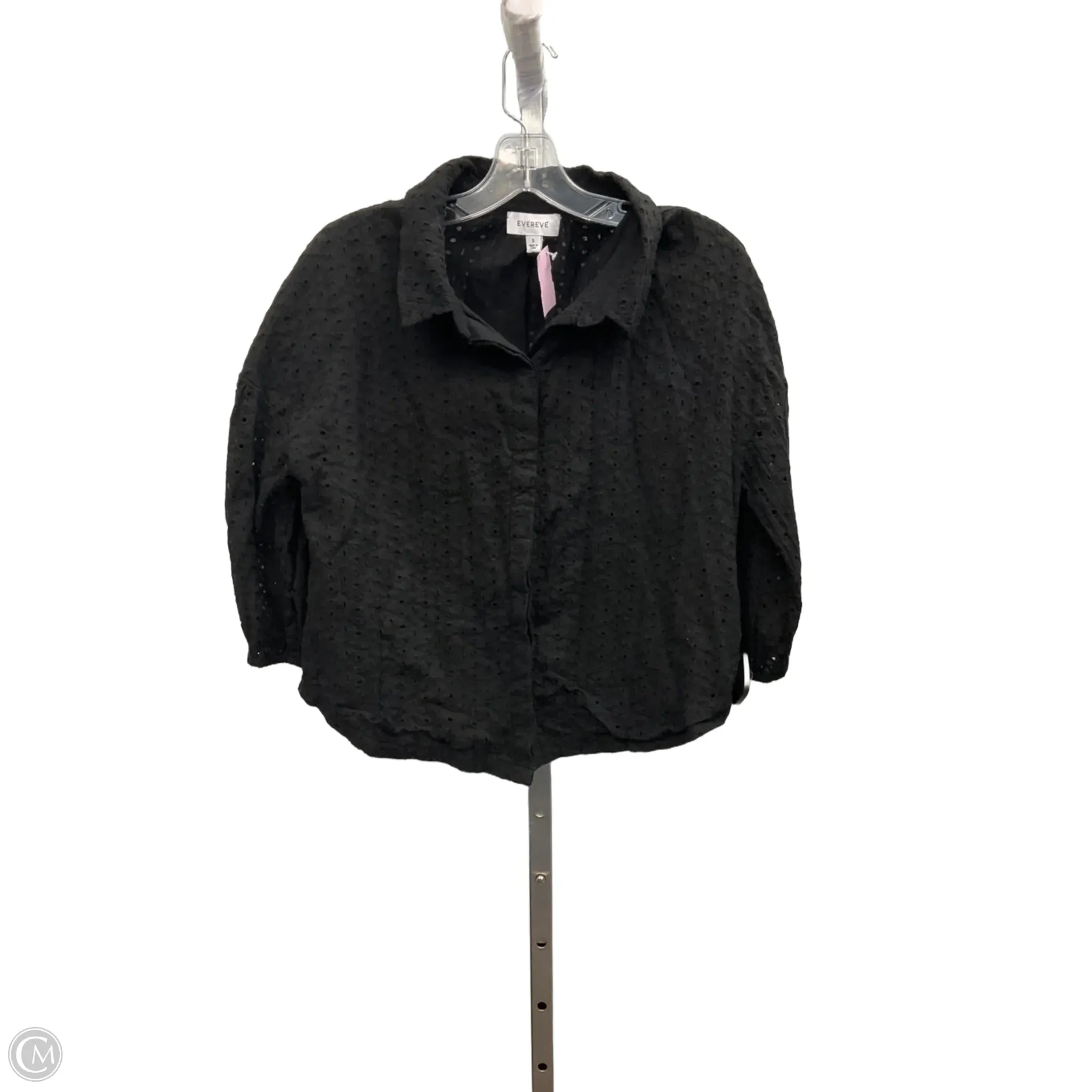 MultiPocketDesign Cozy Knit Top Long Sleeve By Evereve In Black, Size: S