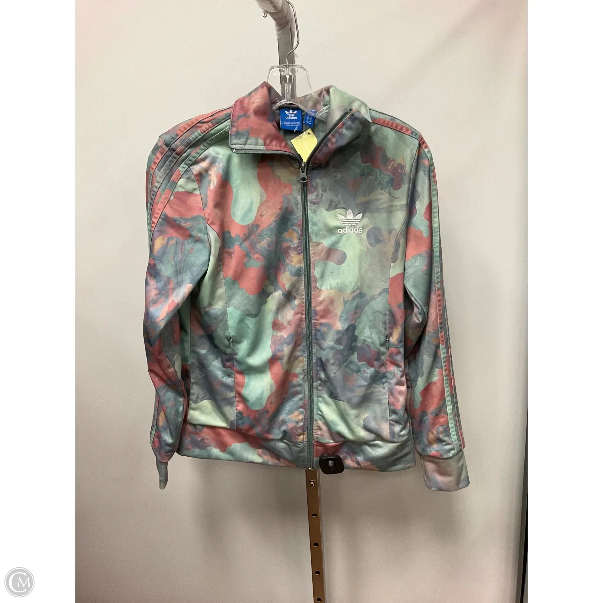 Athletic Jacket By Adidas In Multi-colored, Size: S QuickDryTechnology