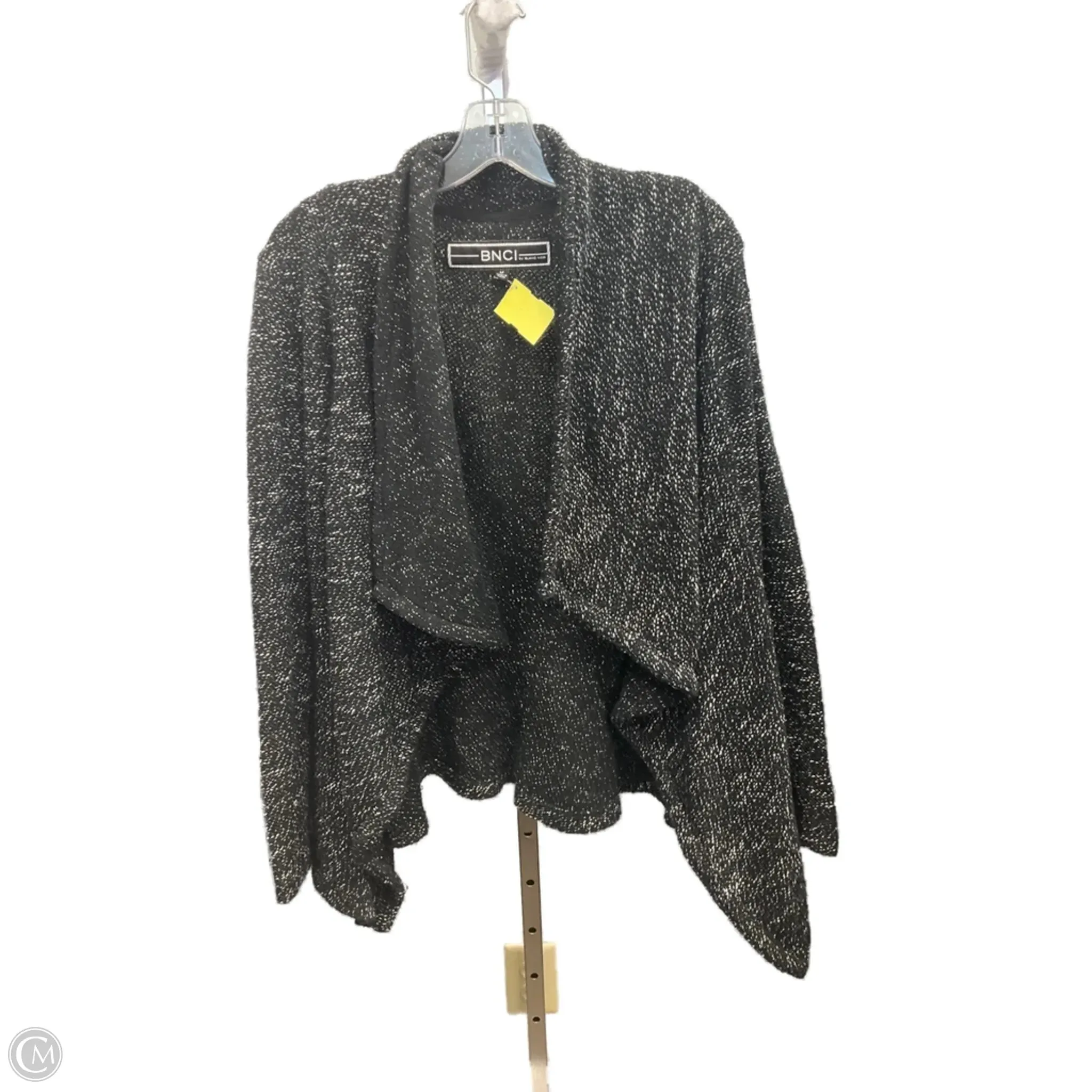 Sweater Cardigan By Clothes Mentor In Black, Size: M OdorResistantClothing
