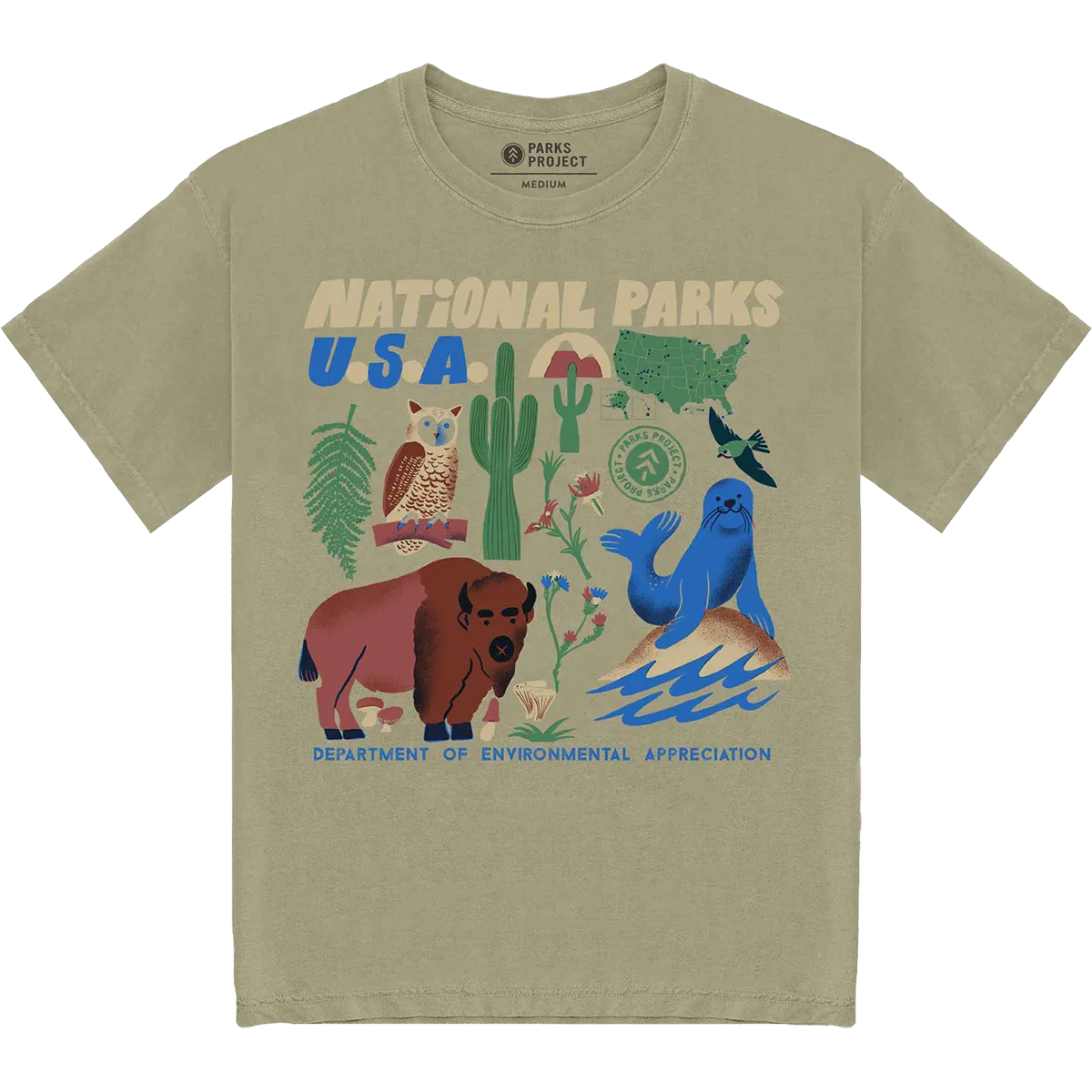 Men's National Parks of the USA Tee CompressionFreeCuffs