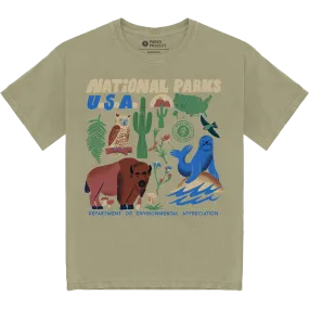 Men's National Parks of the USA Tee CompressionFreeCuffs
