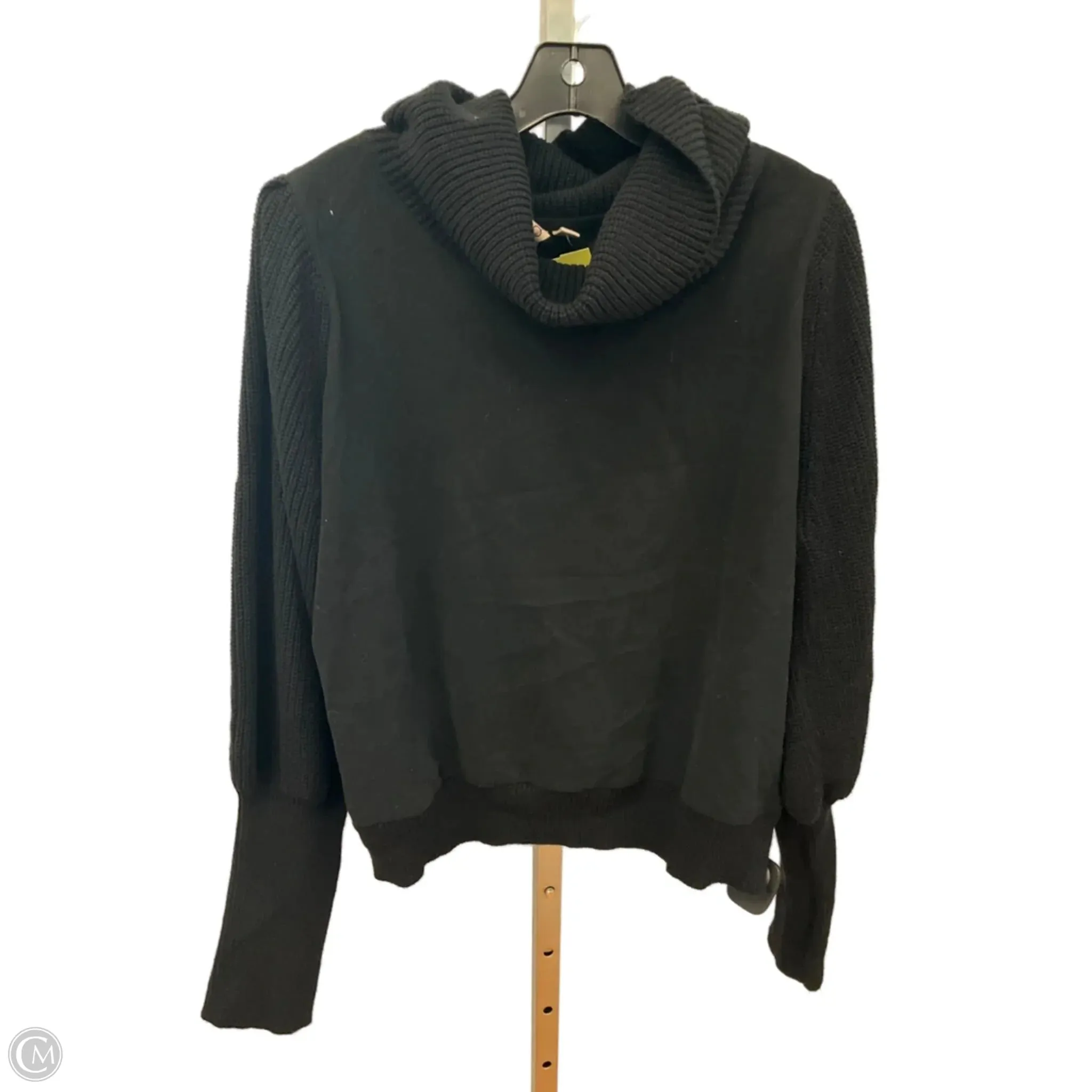 RecycledPolyesterBlend Sweater By Dolan Left Coast In Black, Size: Xl