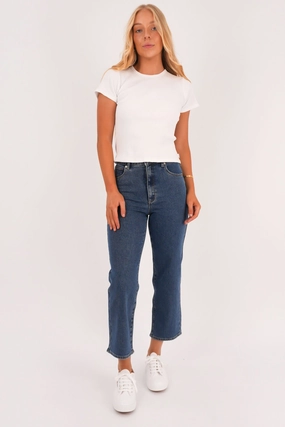 Daily Essential Unisex Wear Artist Vibe A Venice Straight Jean Bella