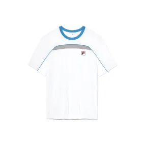 Fila Men's Backspin Short Sleeve Top 2024 FadeResistantColors MoistureWickingTechnology