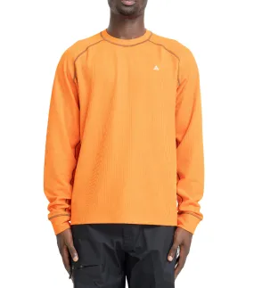 Nike ACG Chinati Dri-FIT Long Sleeve T-Shirt Orange Warm Fit MultiPurposePockets