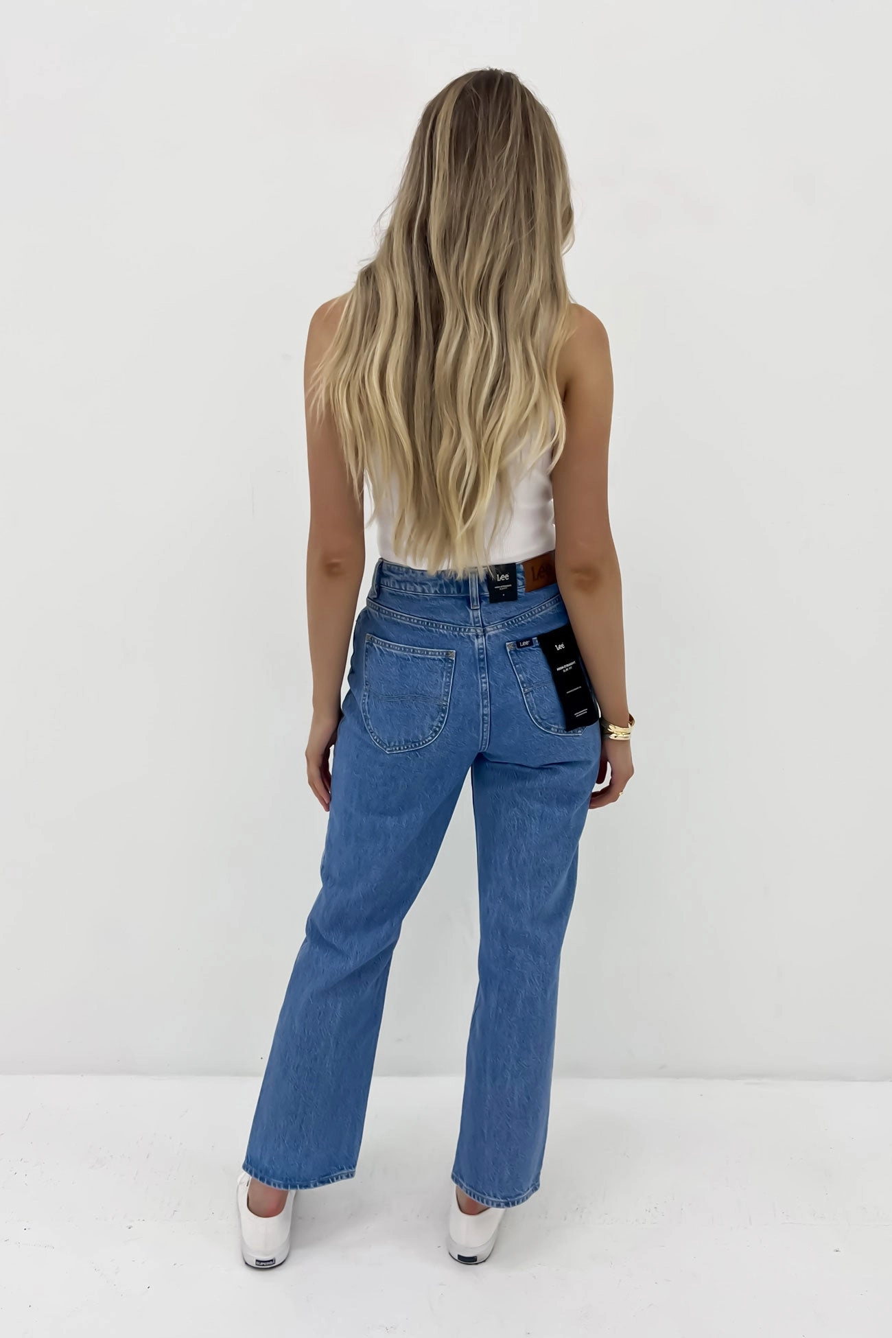 Artist Vibe Premium High Straight Jean Brooklyn Blue Petite