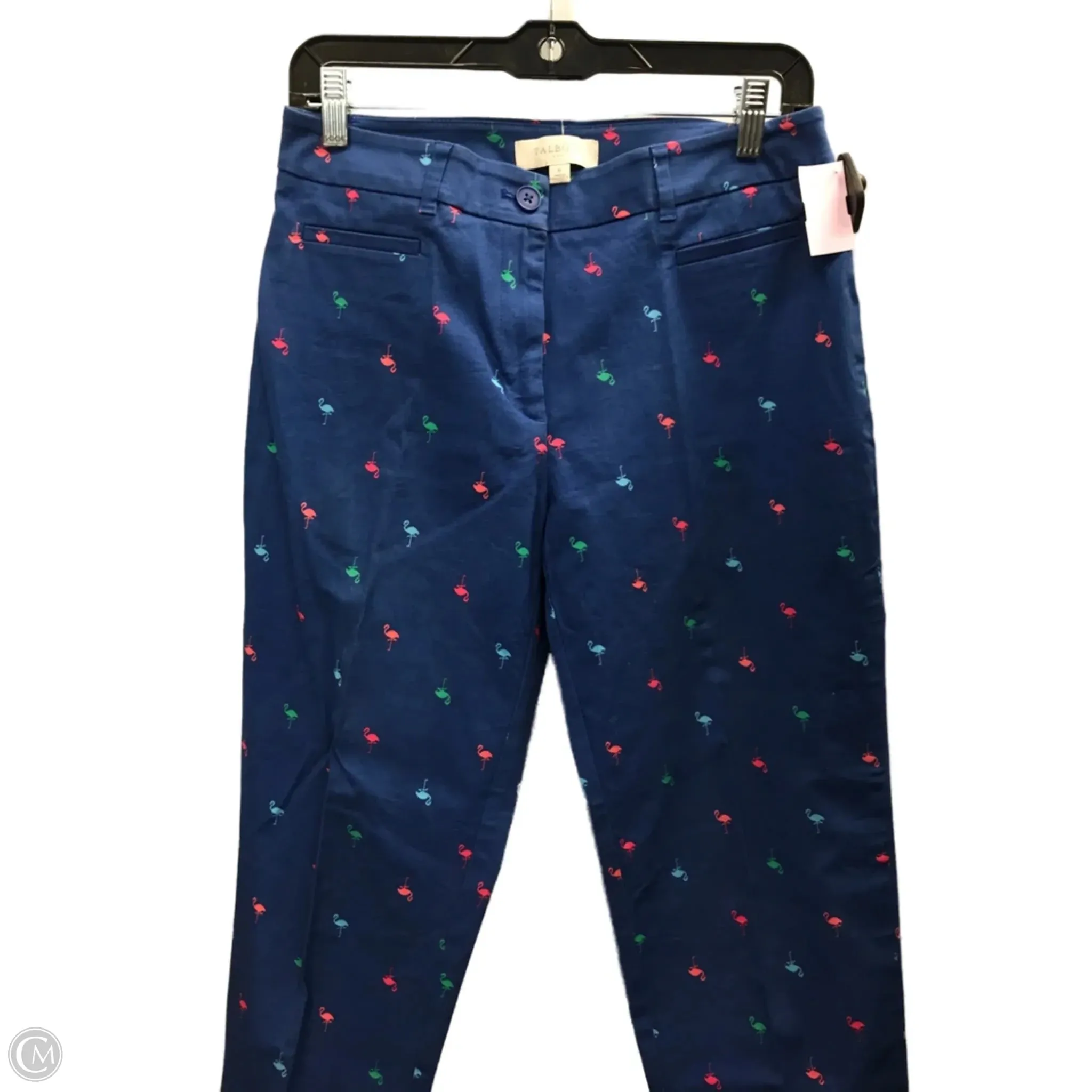 Vision Glow AntiPillingCloth Pants Cropped By Talbots In Blue, Size: 6
