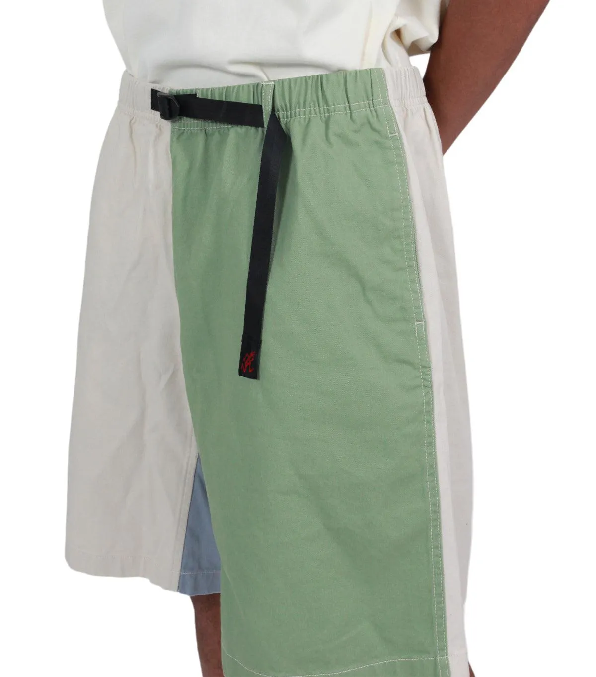 Organic Cotton Young Edge Gramicci G-Shorts Cream Green
