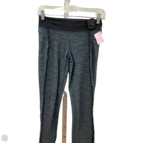 Reinforced Knees Athletic Leggings By Lululemon In Blue, Size: 6