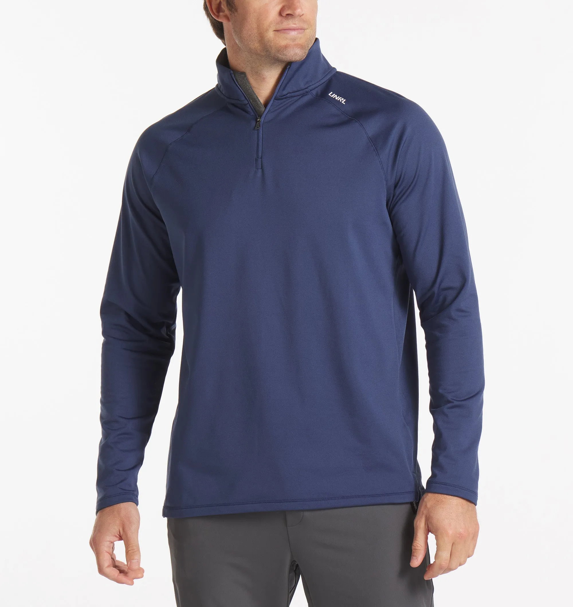 UNRL Interlock Quarter Zip Strong Edge DoubleLayered
