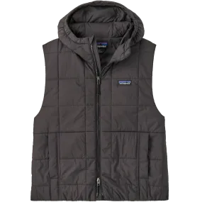 Women's Light Gust Hooded Vest Silent Mood Ventilation Panels