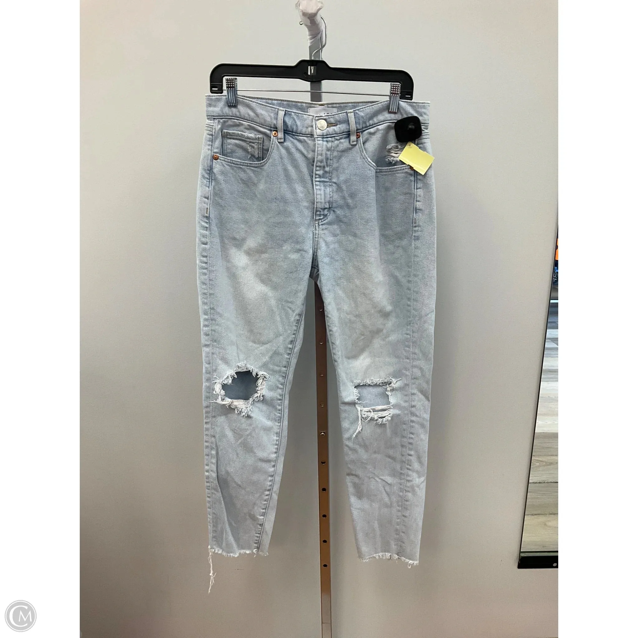 Jeans Boot Cut By Loft In Blue Denim, Size: 8 Trendy Waist