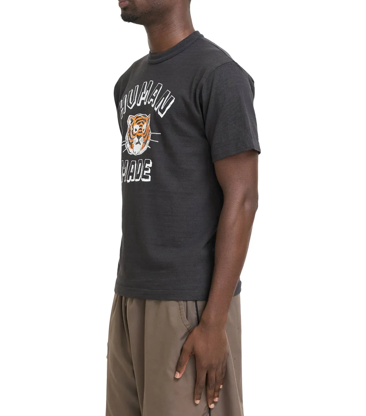 FlatlockStitching Soft Jersey Human Made Graphic T-Shirt #18 Black