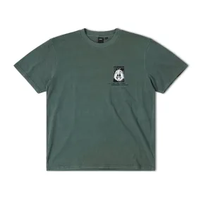 Former Brain Scan Tee Green Printed design Straight Cut