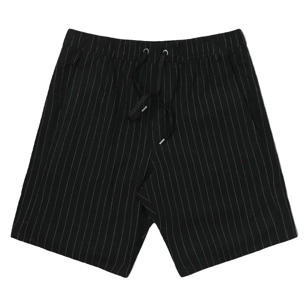 Suede - Like Former Prayer Pinstripe Walkshort Black
