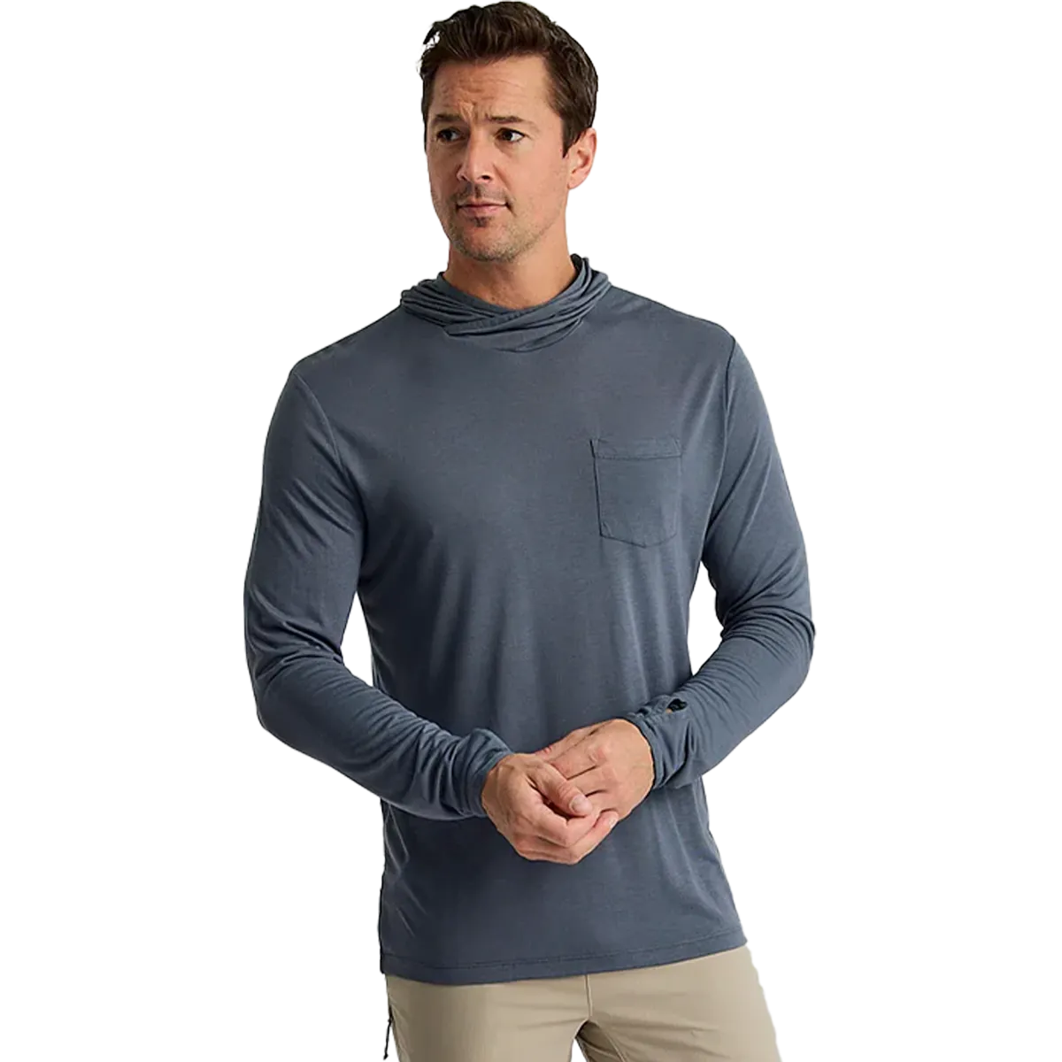 Men's Bamboo Lightweight Hoodie AbrasionResistant Eco Wear