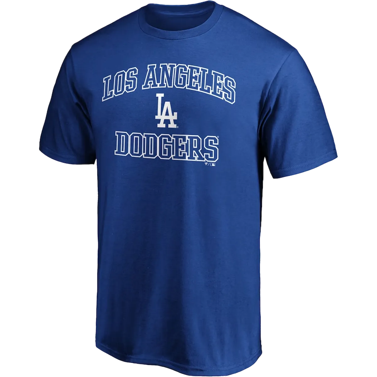 Men's Dodgers Cotton Heart and Soul Short Sleeve AbrasiveReinforcedZones