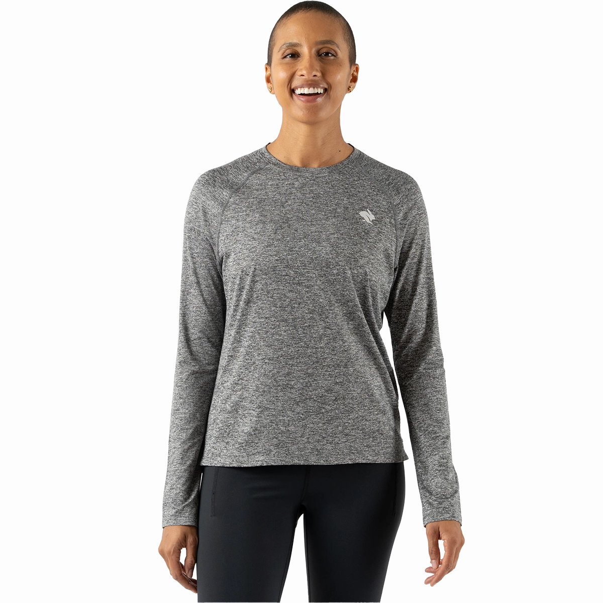 Women's EZ Tee Long Sleeve Active Lifestyle Morning Jog Hiking Trail Loose Fit