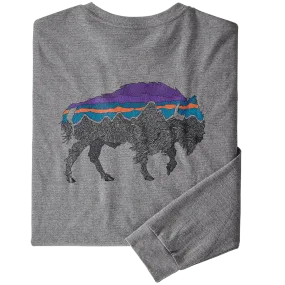 Men's Long-Sleeved Back For Good Responsibili-Tee Layered Paneling Run Ready
