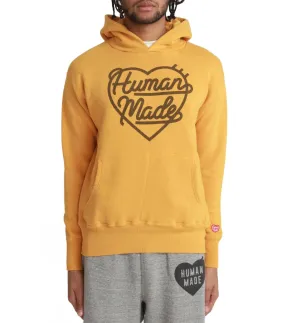 Human Made Heart Tsuriami Hoodie Yellow MeshVentilation
