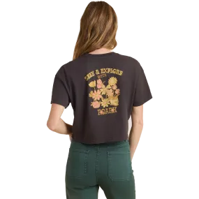 FlexibleCollarDesign Relax Vibe Women's Seek Cropped Boxy Tee
