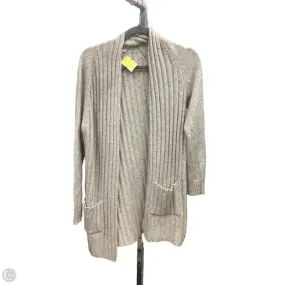 QuickRelease Fastener Smooth Zipper Integration Sweater Cardigan By Gap In Grey, Size: S