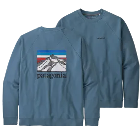Joy Ease PrecisionTailoring Men's Line Logo Ridge Organic Cotton Sweatshirt