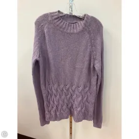 CompressionTechnology Hooded Design Sweater By Simply Vera In Purple, Size: Xl