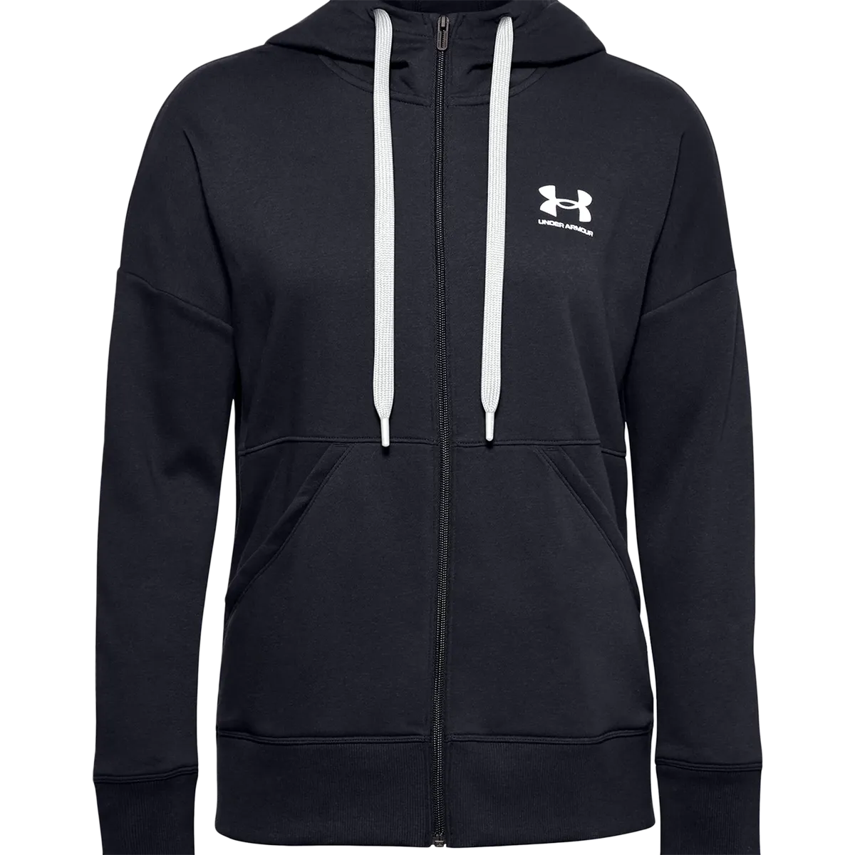 Women's Rival Fleece Full Zip Hoodie Lightweight Layering Wave Core