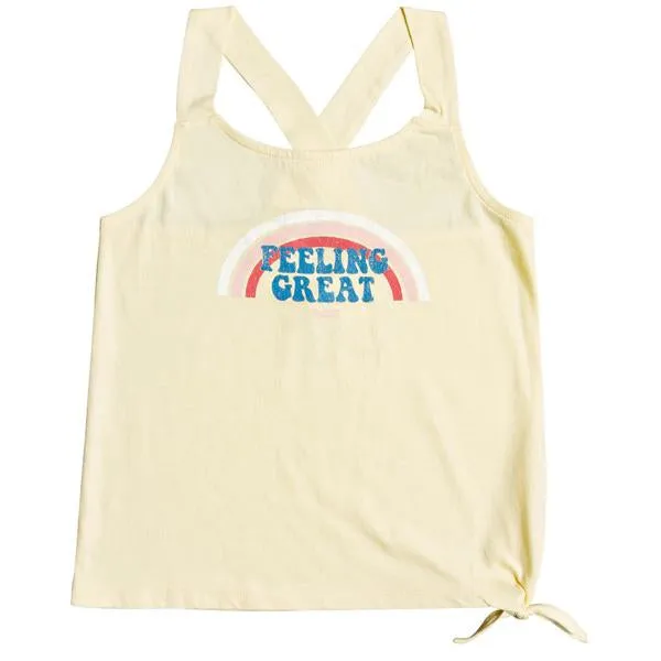 Girls' Everyday Life A Tie-Side Tank Top AdjustableHemline