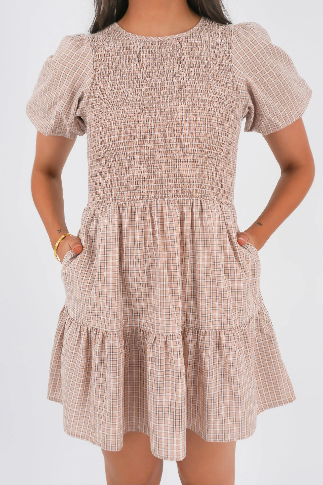 Premium Quality Lenox Mini Dress Check