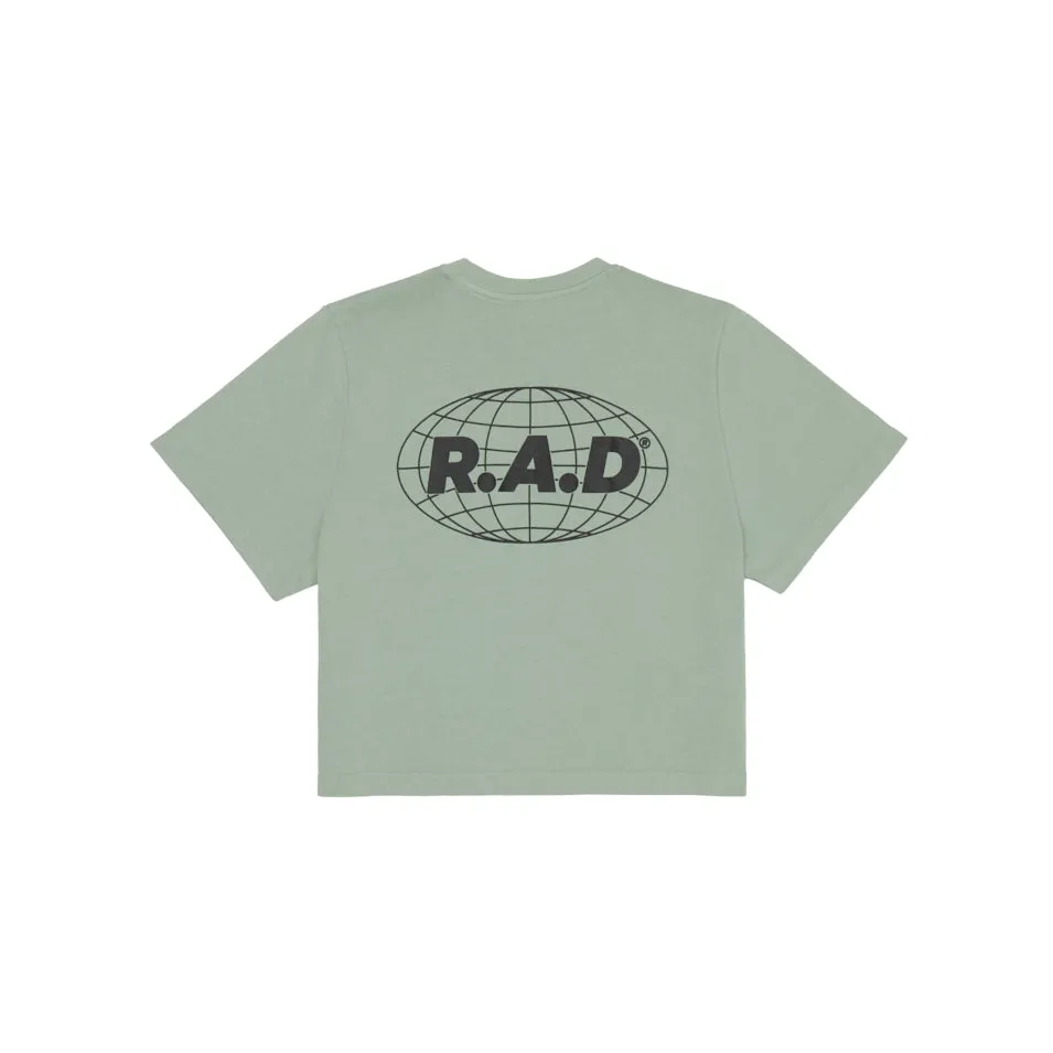 discount offer Halloween GLOBE CROP TEE JADE