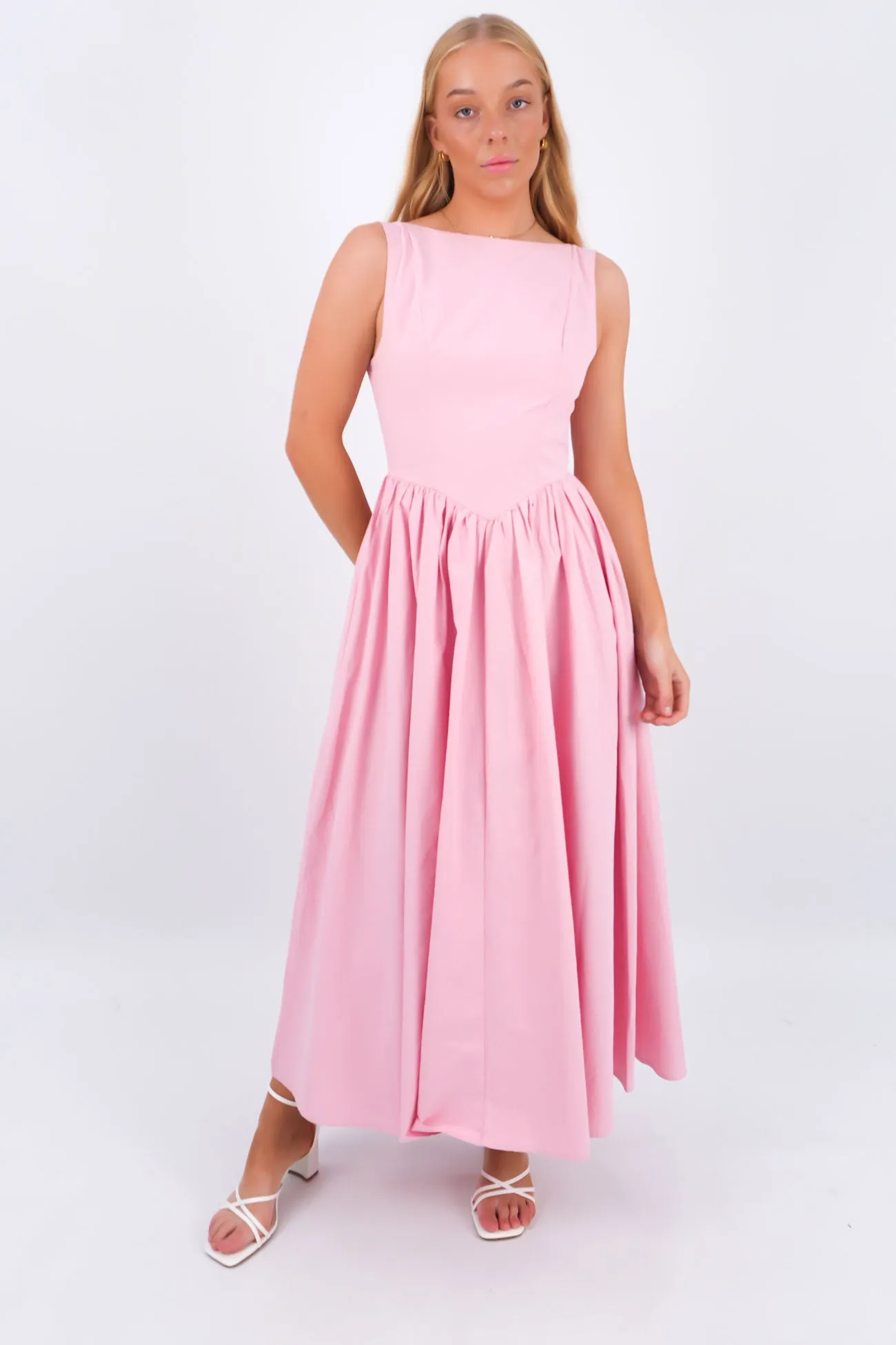 Polite Vibe Maisie Maxi Dress Pink