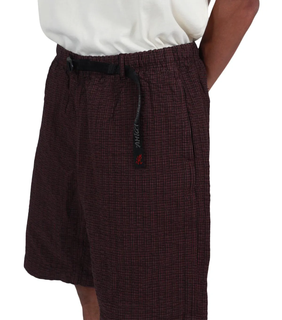 Fresh Glow Gramicci O.G. Seersucker G-Shorts Maroon