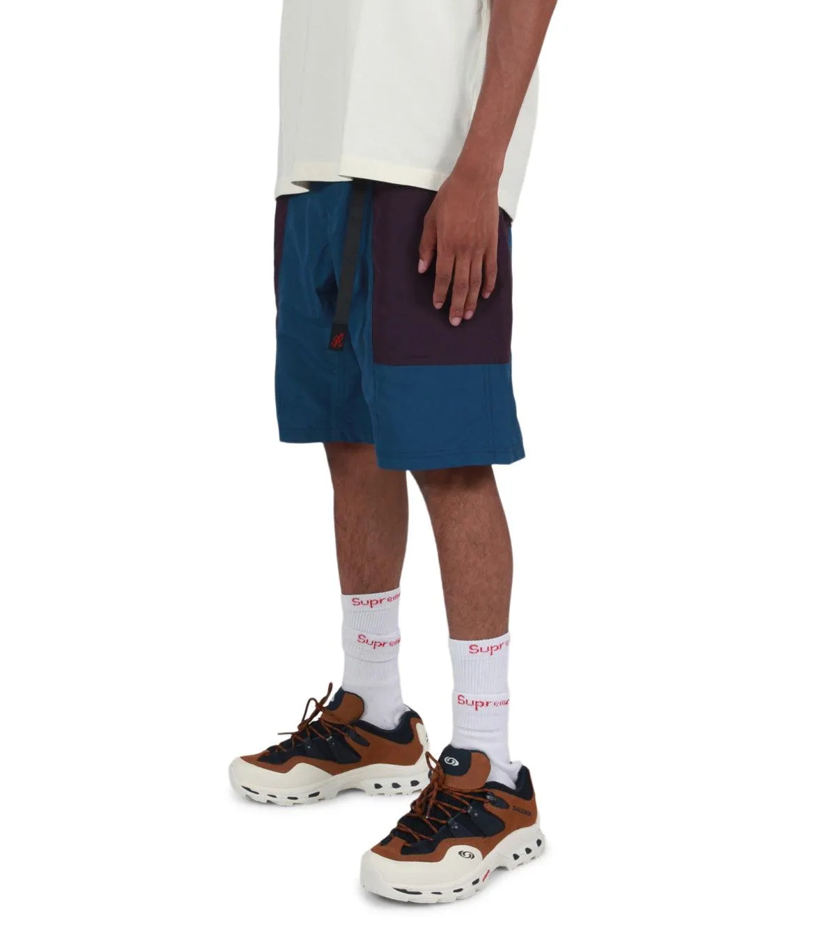 ReinforcedStitching Gramicci Shell Gear Shorts Navy Purple
