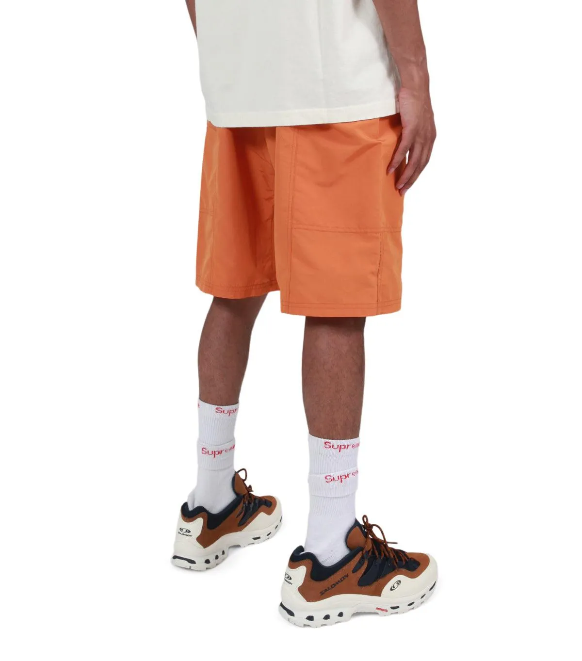 Web Glow Gramicci Shell Gear Shorts Orange