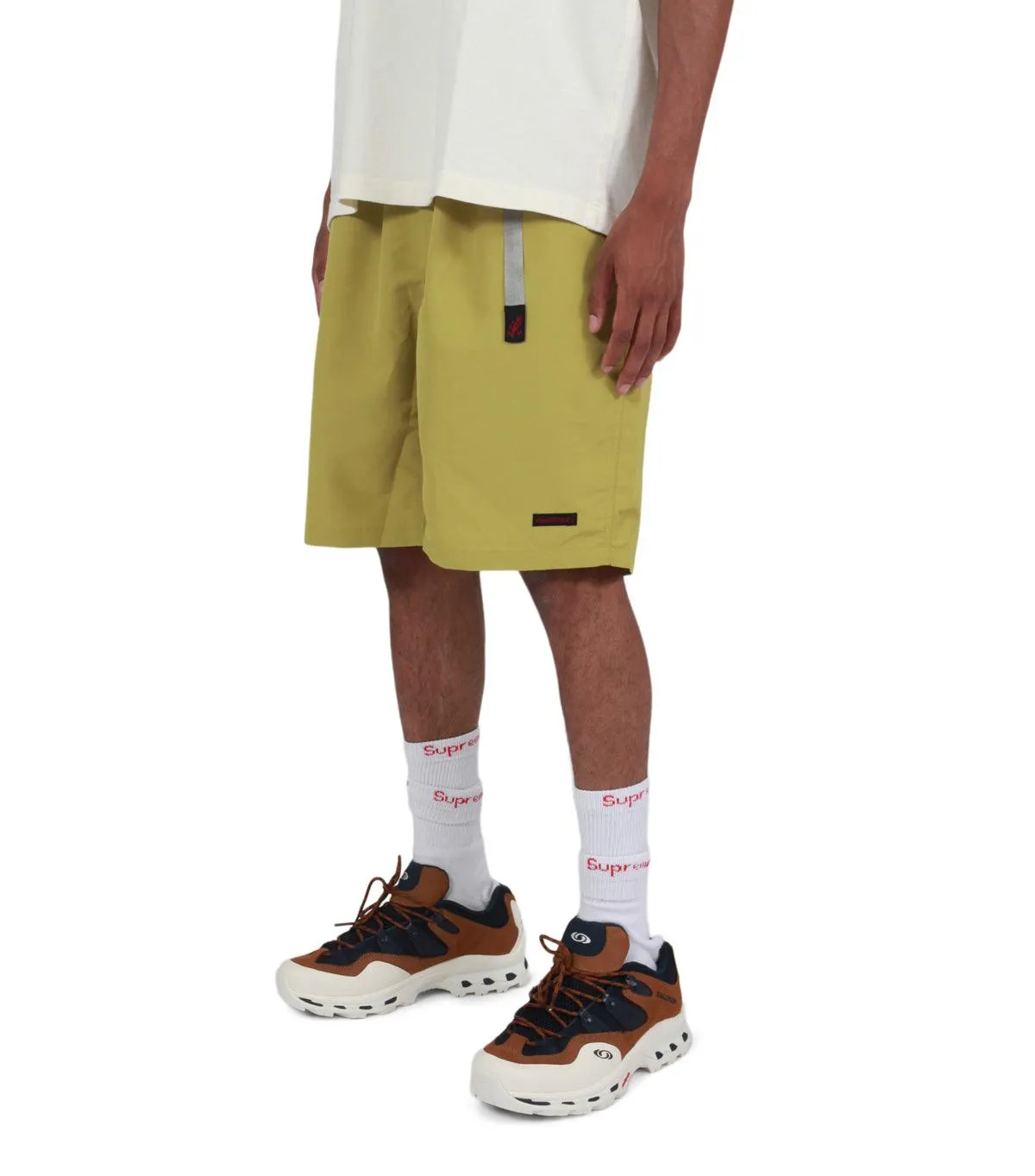 Gramicci Shell Packable Shorts Foggy  Lime Wind Ease Still Glow