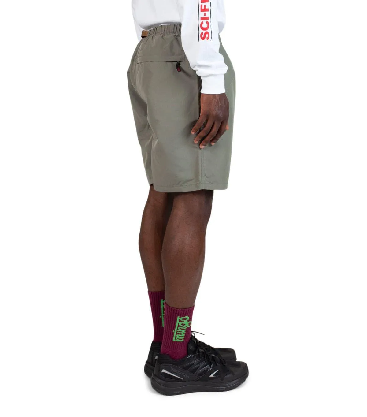 Gramicci Shell Packable Shorts Slate Grey Airflow Mesh Panels BreathableLining