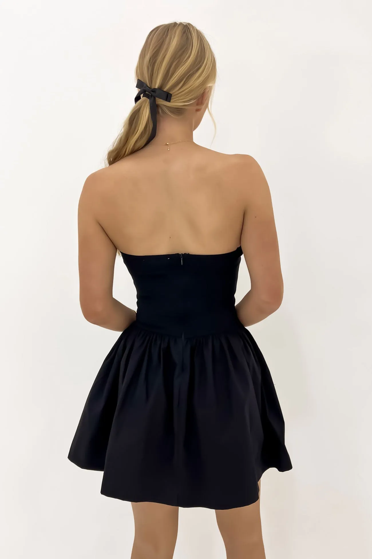 Wave Soft Hanna Mini Dress Black