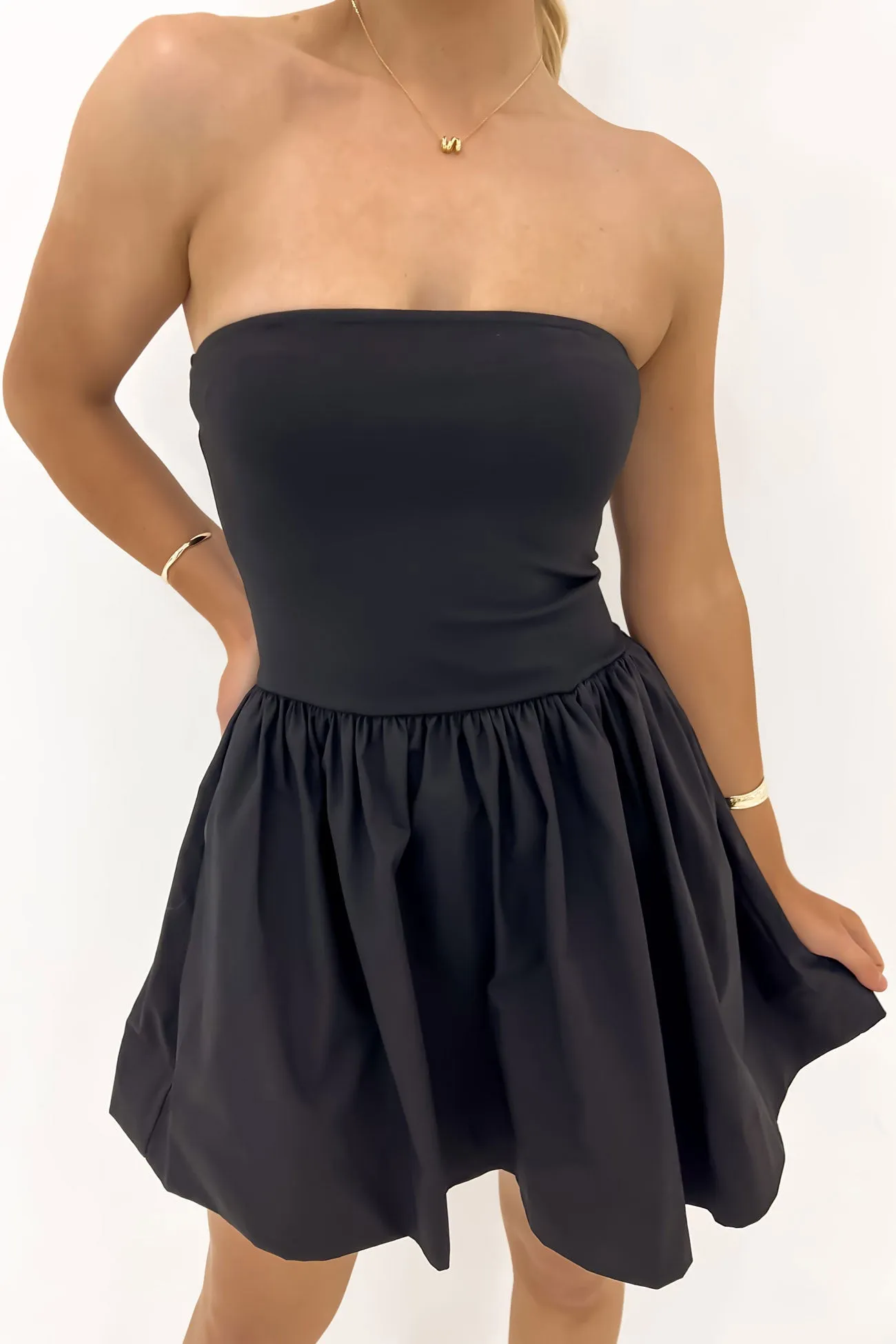 Family Glow Gentle Shine Hanna Mini Dress Black