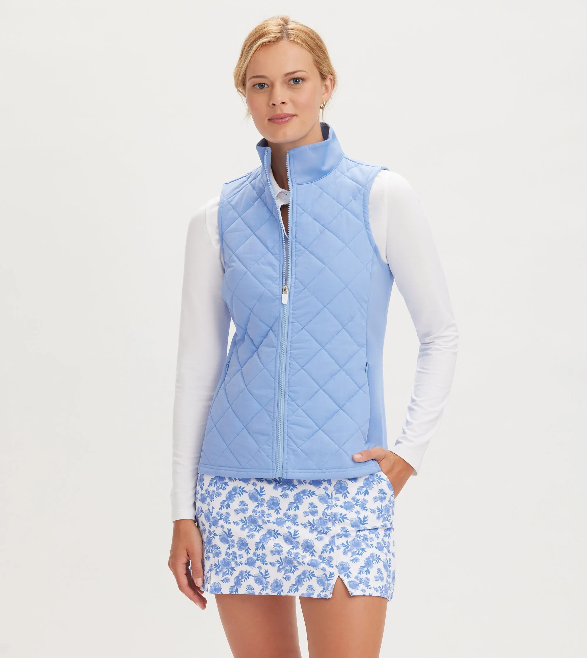 Puffer Vest ShockAbsorbent Padding Adjustable Waistbands