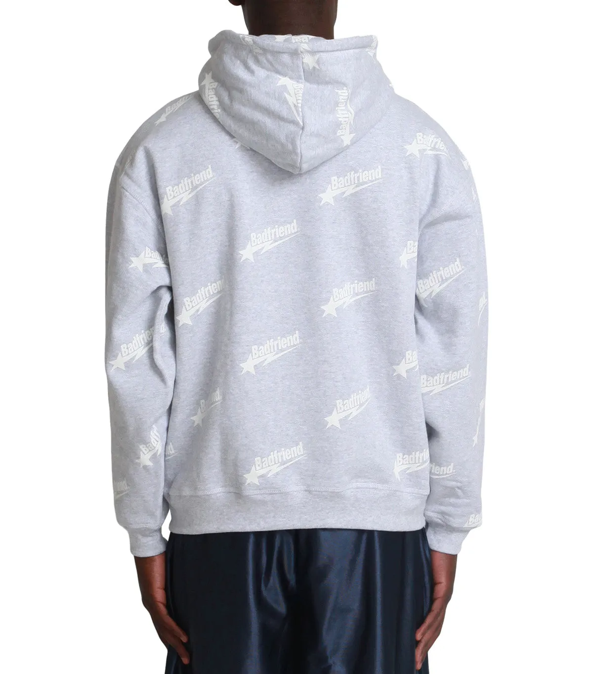 StaticFree Material Badfriend Star Hoodie Grey